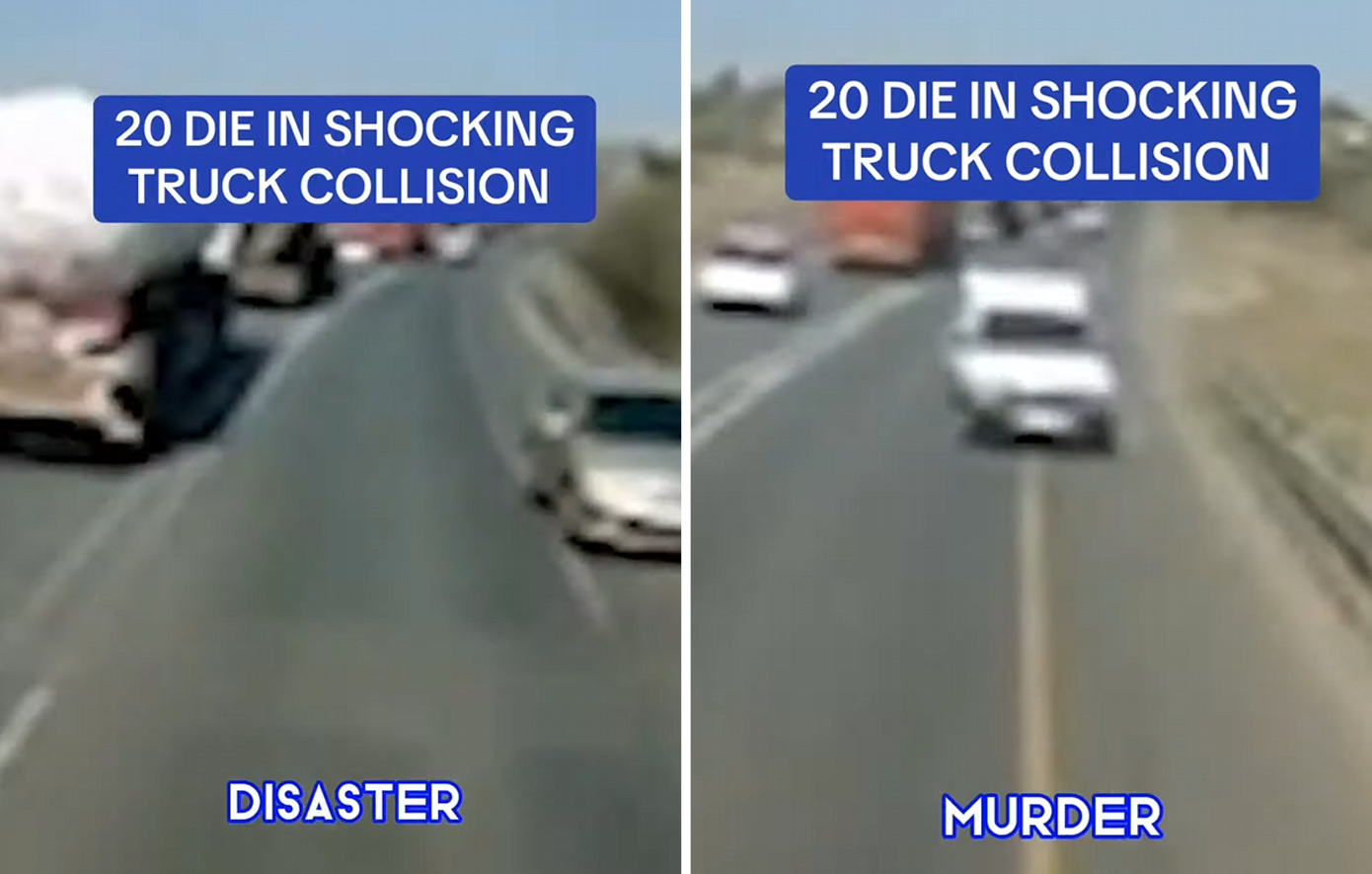 Οδηγός φορτηγού προσπάθησε να προσπεράσει 15 οχήματα και σκότωσε 18 μαθητές σε τροχαίο &#8211; Το βίντεο που ήρθε στο φως