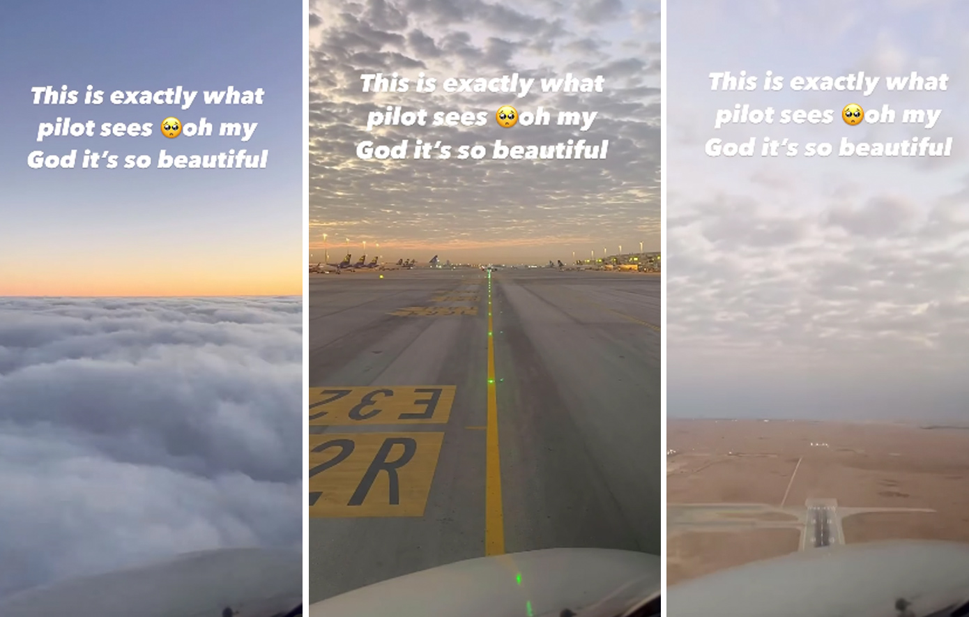 Τι βλέπει ένας πιλότος κατά την απογείωση και στη διάρκεια της πτήσης