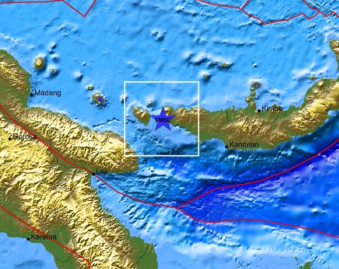 Ισχυρός σεισμός στην Παπούα-Νέα Γουινέα