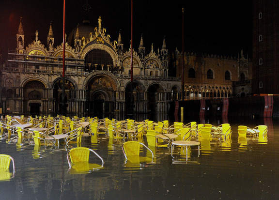 Το 55% της Βενετίας βρίσκεται κάτω από το νερό