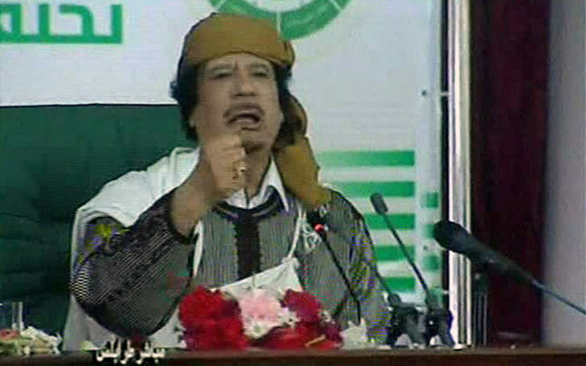 Πέρασε τα όρια της παράνοιας ο Καντάφι