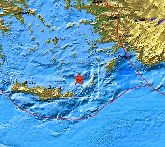 Ισχυρότατος σεισμός στην Κρήτη