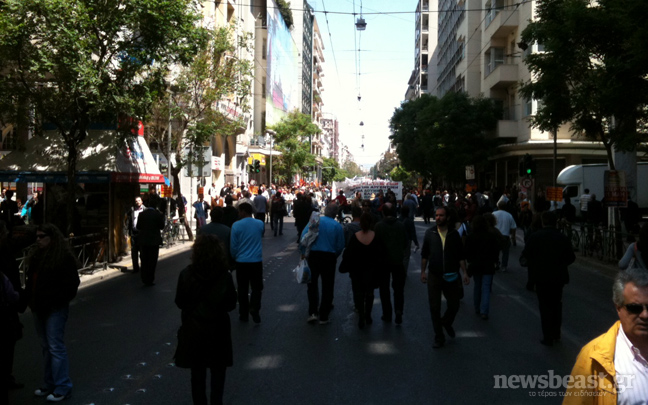 Αποκλεισμένο το κέντρο