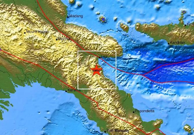 «Κουνήθηκε» η Νέα Γουινέα από σεισμική δόνηση