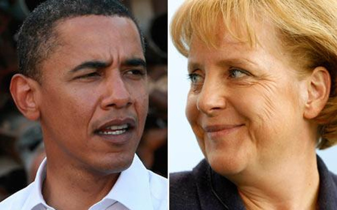 OBAMA MERKEL ΟΜΠΑΜΑ ΜΕΡΚΕΛ