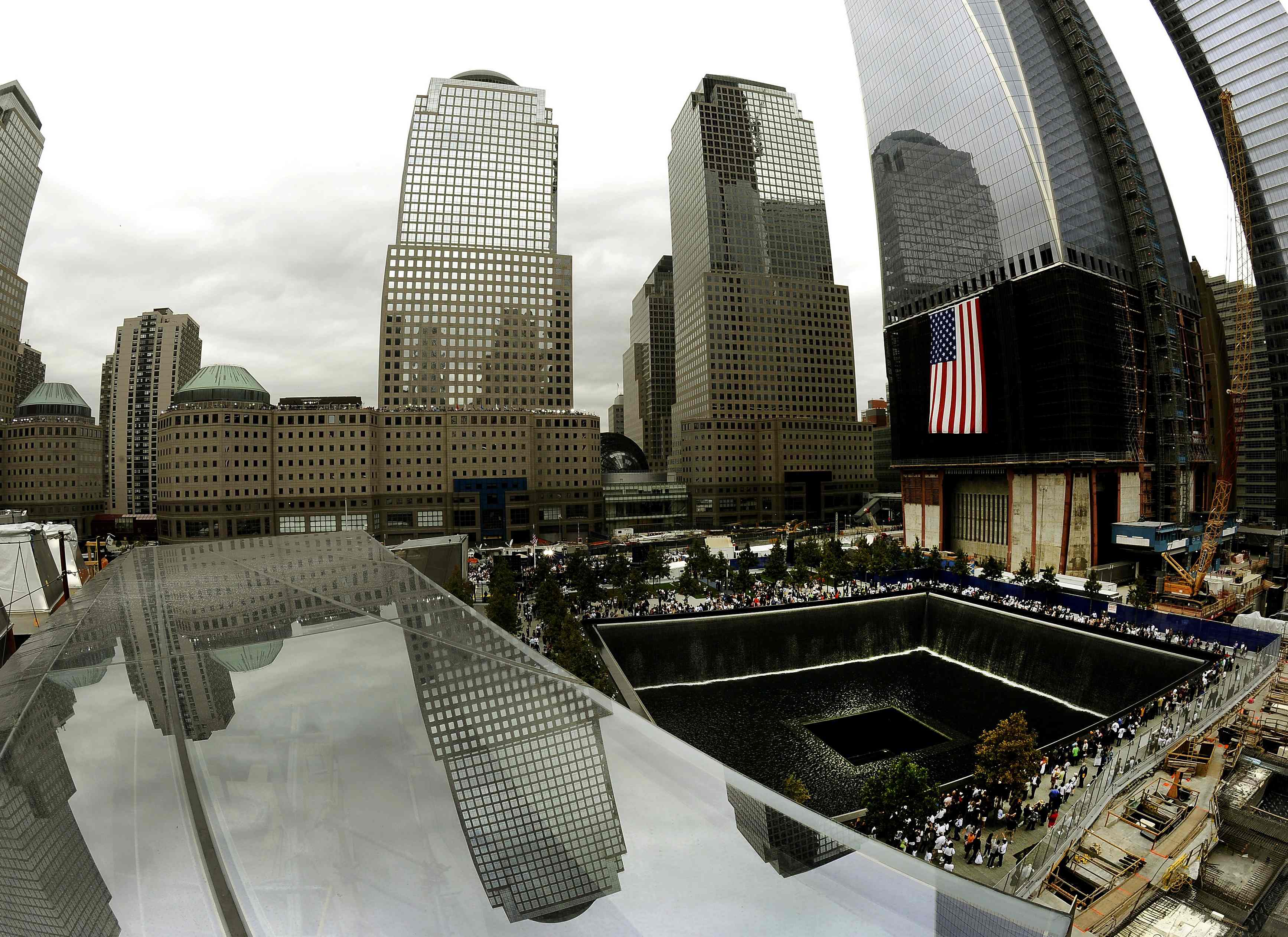 Έντονη η συγκίνηση στην τελετή για την 11η Σεπτεμβρίου