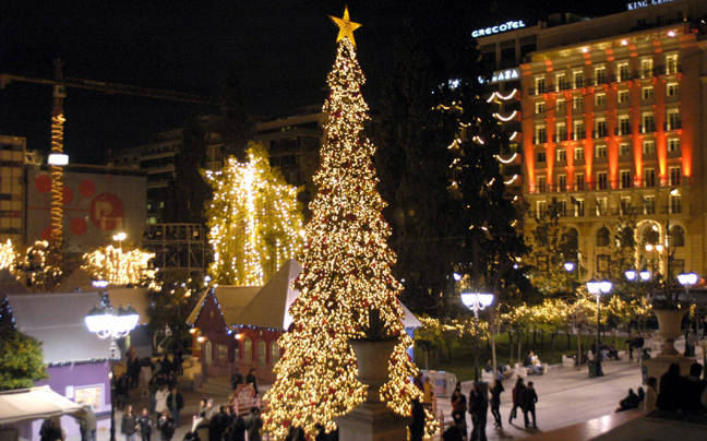Η Αθήνα μπαίνει σε χριστουγεννιάτικους ρυθμούς