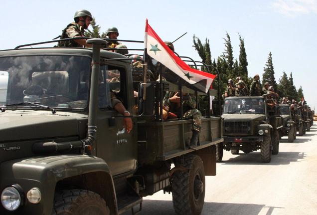 Ο συριακός στρατός έπληξε θέσεις του Ισλαμικού Κράτους
