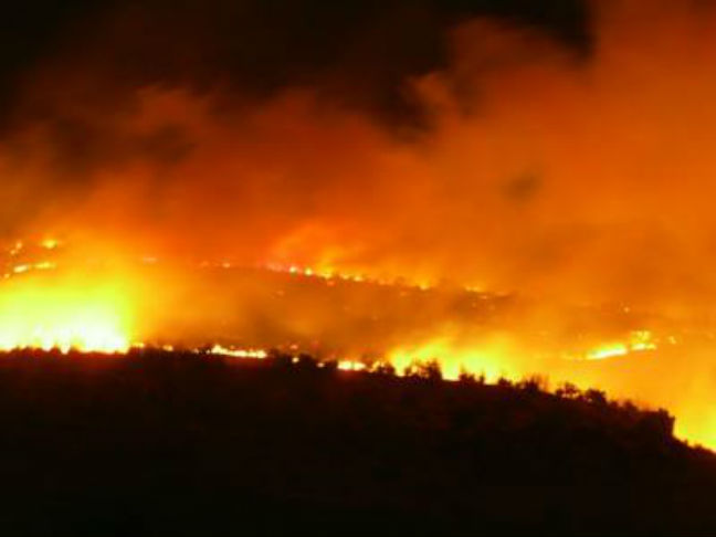 Πυρκαγιά στο Καπανδρίτι