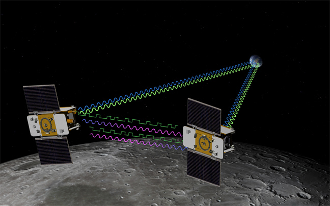 Δύο ρομποτικά σκάφη μελετούν το φεγγάρι