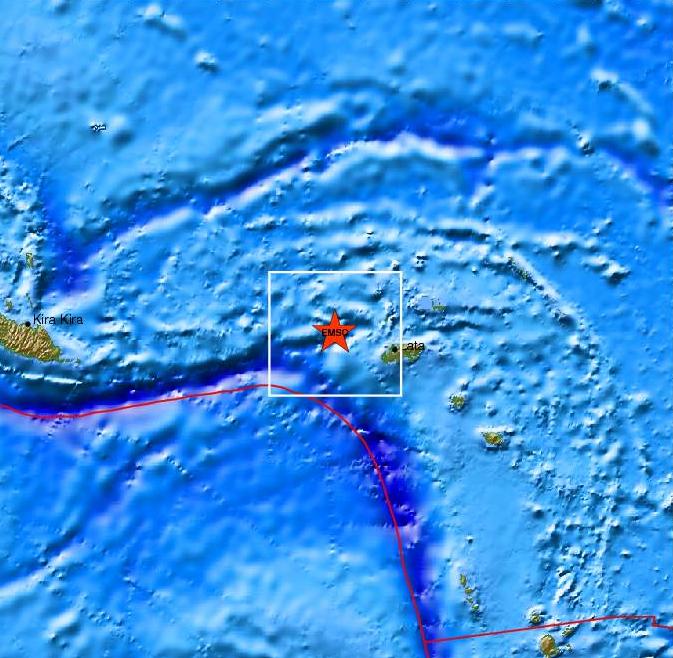 Σεισμός 6,6 Ρίχτερ στα Νησιά του Σολομώντα