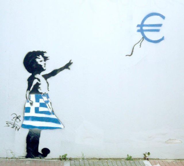 Η φωτογραφία με το Ελληνόπουλο και το ευρώ