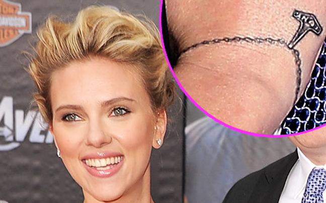Το νέο τατουάζ της Scarlett Johansson