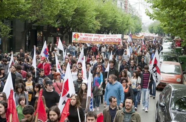 Στους δρόμους τα συνδικάτα στη Θεσσαλονίκη