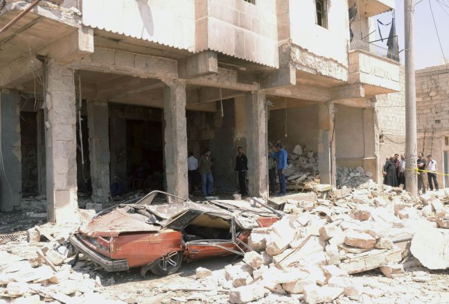 Βομβαρδισμοί κοντά στη Δαμασκό