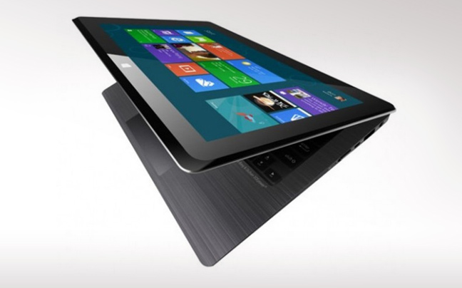 Yβρίδιο tablet-laptop με διπλή οθόνη