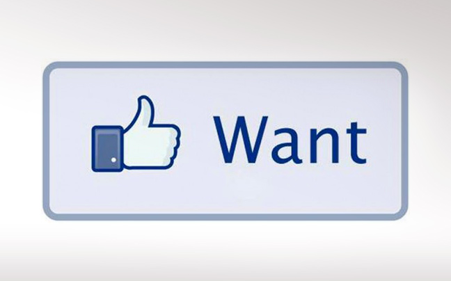 Με κουμπί «Want» πειραματίζεται το Facebook