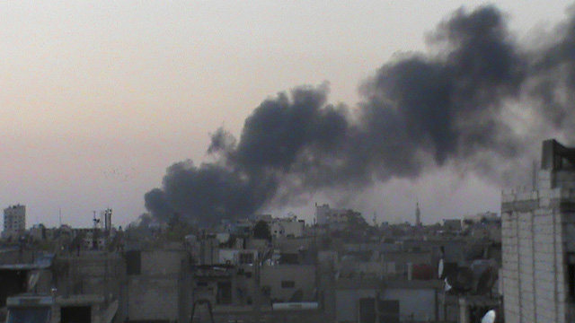 Βομβαρδίζονται τα περίχωρα της Δαμασκού