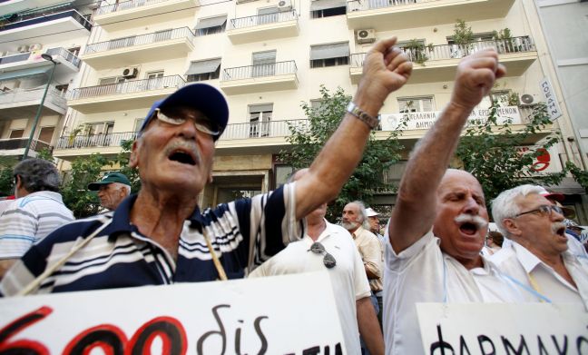 Παγκρήτια συγκέντρωση διαμαρτυρίας συνταξιούχων