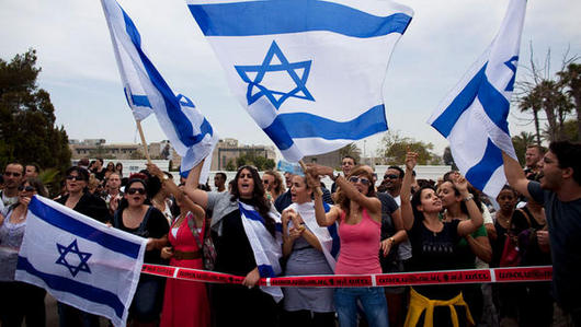 Περίπου 2.000 άνθρωποι διαδήλωσαν υπέρ του Ισραήλ στη Μασσαλία