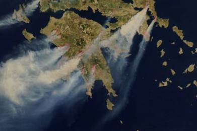 Ιστοσελίδα παρακολούθησης δασικών πυρκαγιών από το Αστεροσκοπείο