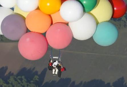 Η μεγαλύτερη σε διάρκεια πτήση με μπαλόνια ηλίου
