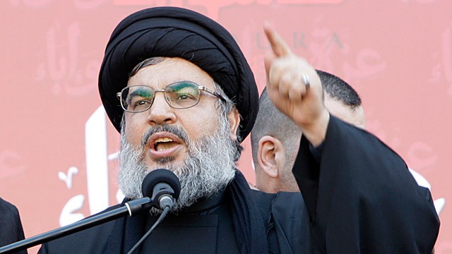 Ο ηγέτης της Χεζμπολάχ καταγγέλλει τους σύρους αντικαθεστωτικούς