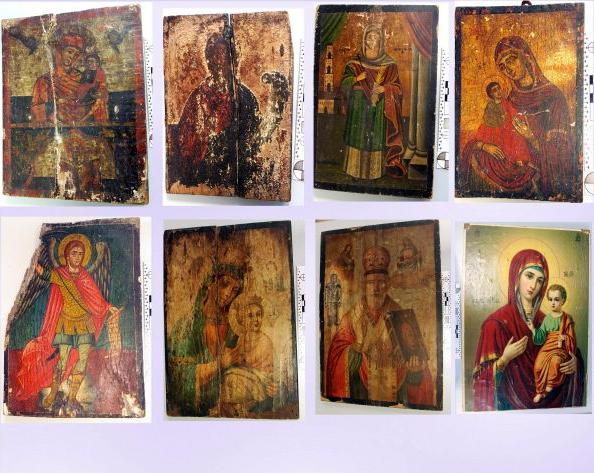 Κατάσχεση εικόνων που είχαν κλαπεί από ορθόδοξους ναούς