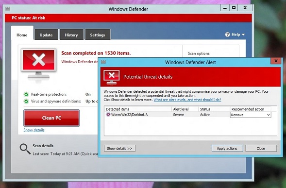 Αυξημένη προστασία σε ιούς παρέχουν τα Windows 8