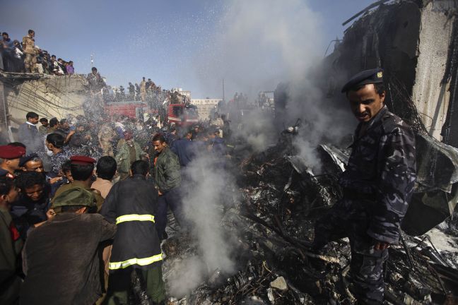 Συντριβή στρατιωτικού αεροσκάφους στην Υεμένη