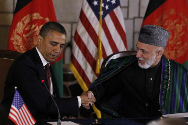 Κοινή γραμμή Ομπάμα-Καρζάι για τους Ταλιμπάν