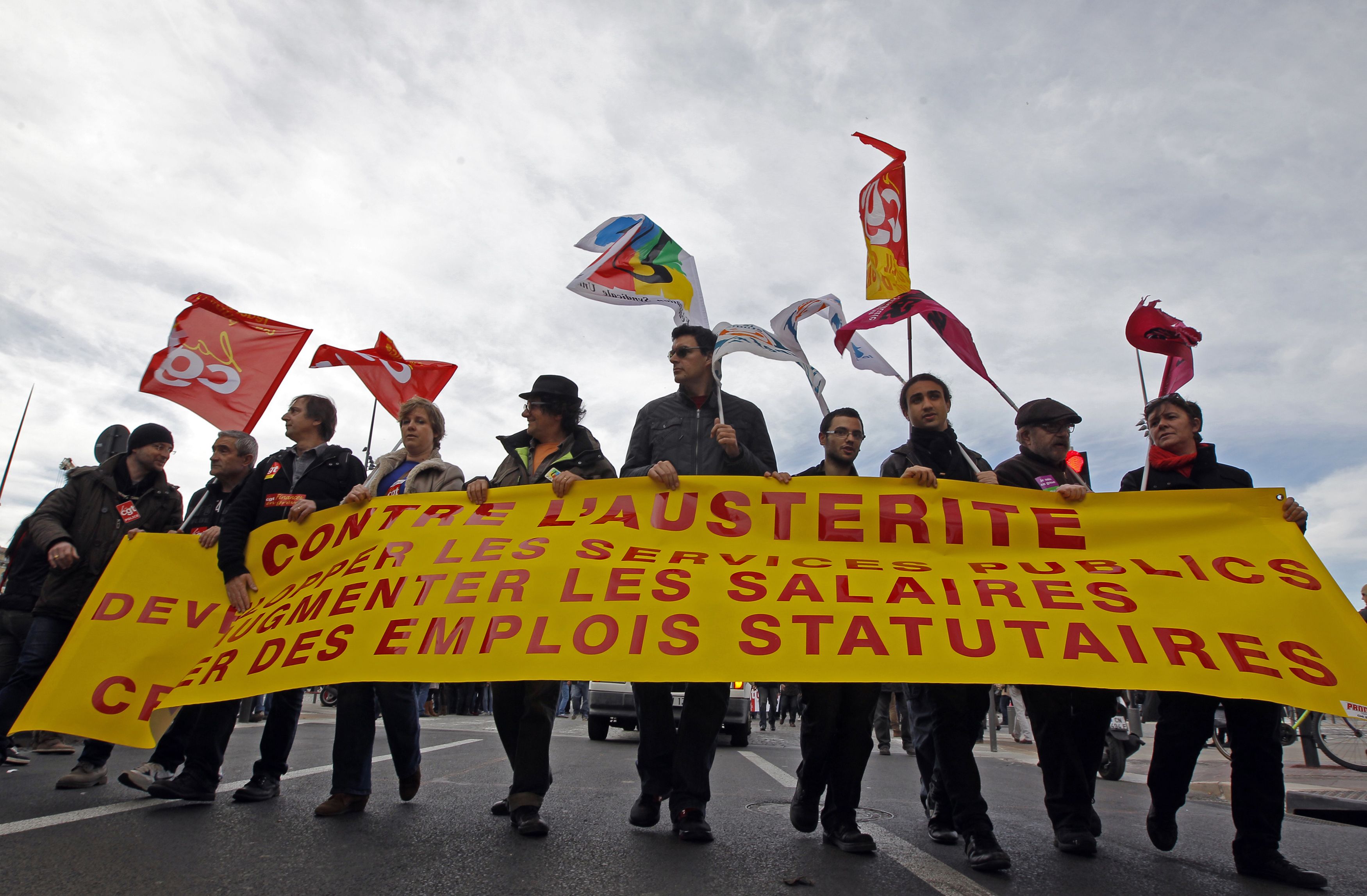 Μεγάλη κινητοποίηση των δημοσίων υπαλλήλων στη Γαλλία