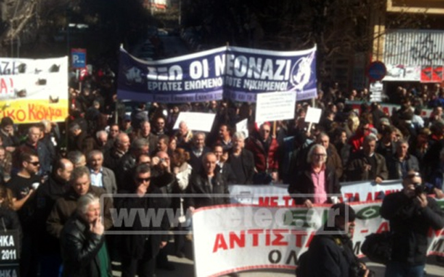 Μαζική συμμετοχή στη συγκέντρωση της Θεσσαλονίκης