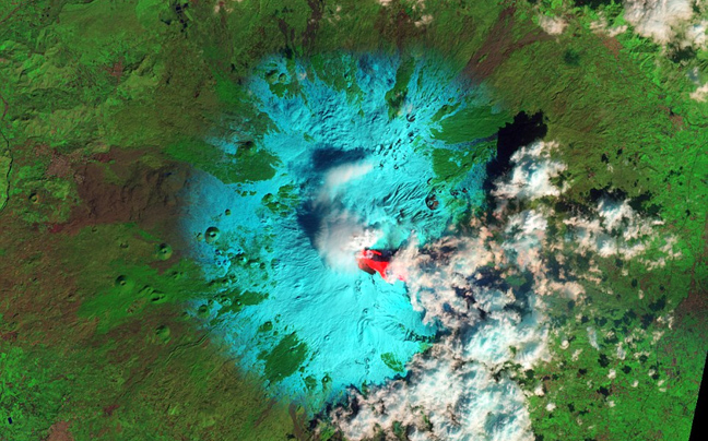 Δορυφορική εικόνα από το «ξύπνημα» της Αίτνας