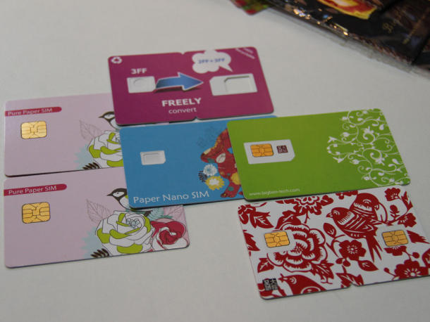 Κάρτες SIM από… χαρτί