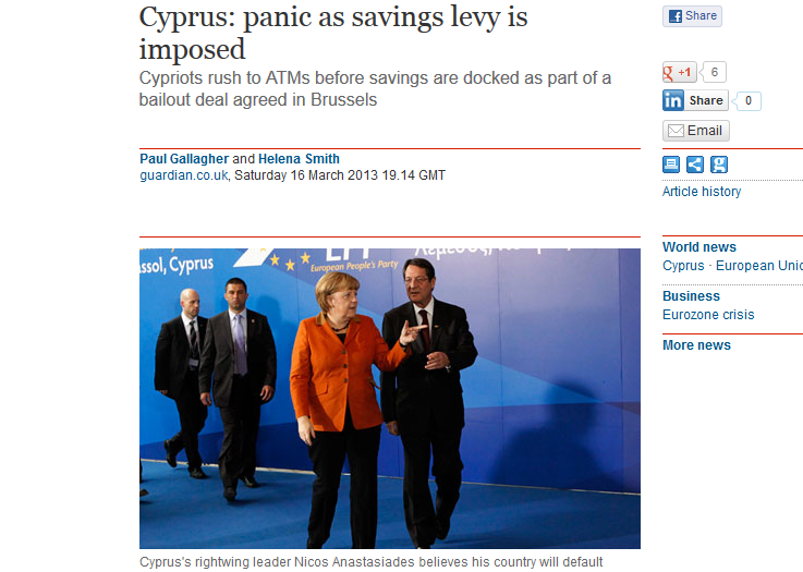 Πρώτο θέμα στα ξένα ΜΜΕ η συμφωνία για την Κύπρο