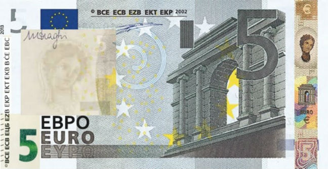 Το επόμενο διάστημα θα λυθεί το πρόβλημα με το χαρτονόμισμα των 5 ευρώ