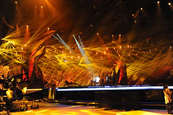 Έτοιμη η σκηνή της Eurovision
