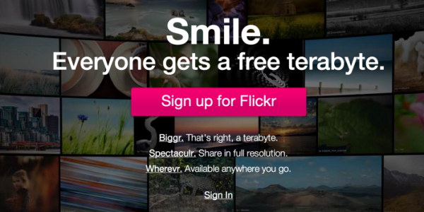 Αύξηση του δωρεάν αποθηκευτικού χώρου στο Flickr