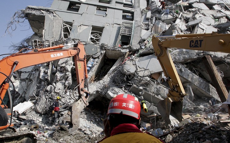 Σύλληψη για την κατάρρευση κτιρίου από τον σεισμό στην Ταϊβάν