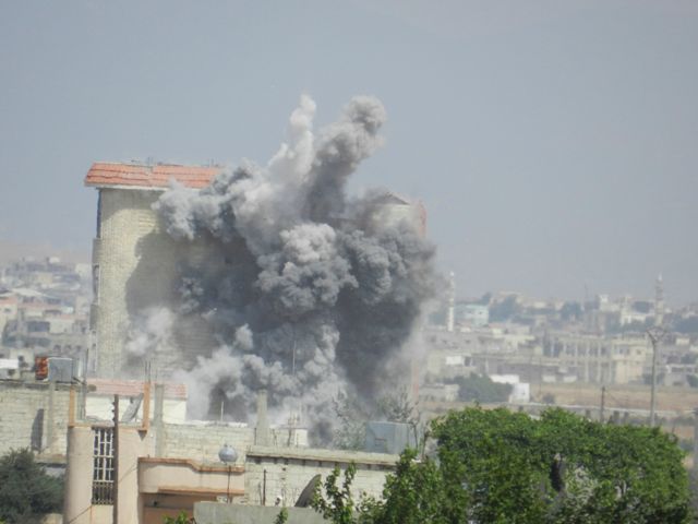 Η συριακή πολεμική αεροπορία βομβάρδισε νοσοκομείο