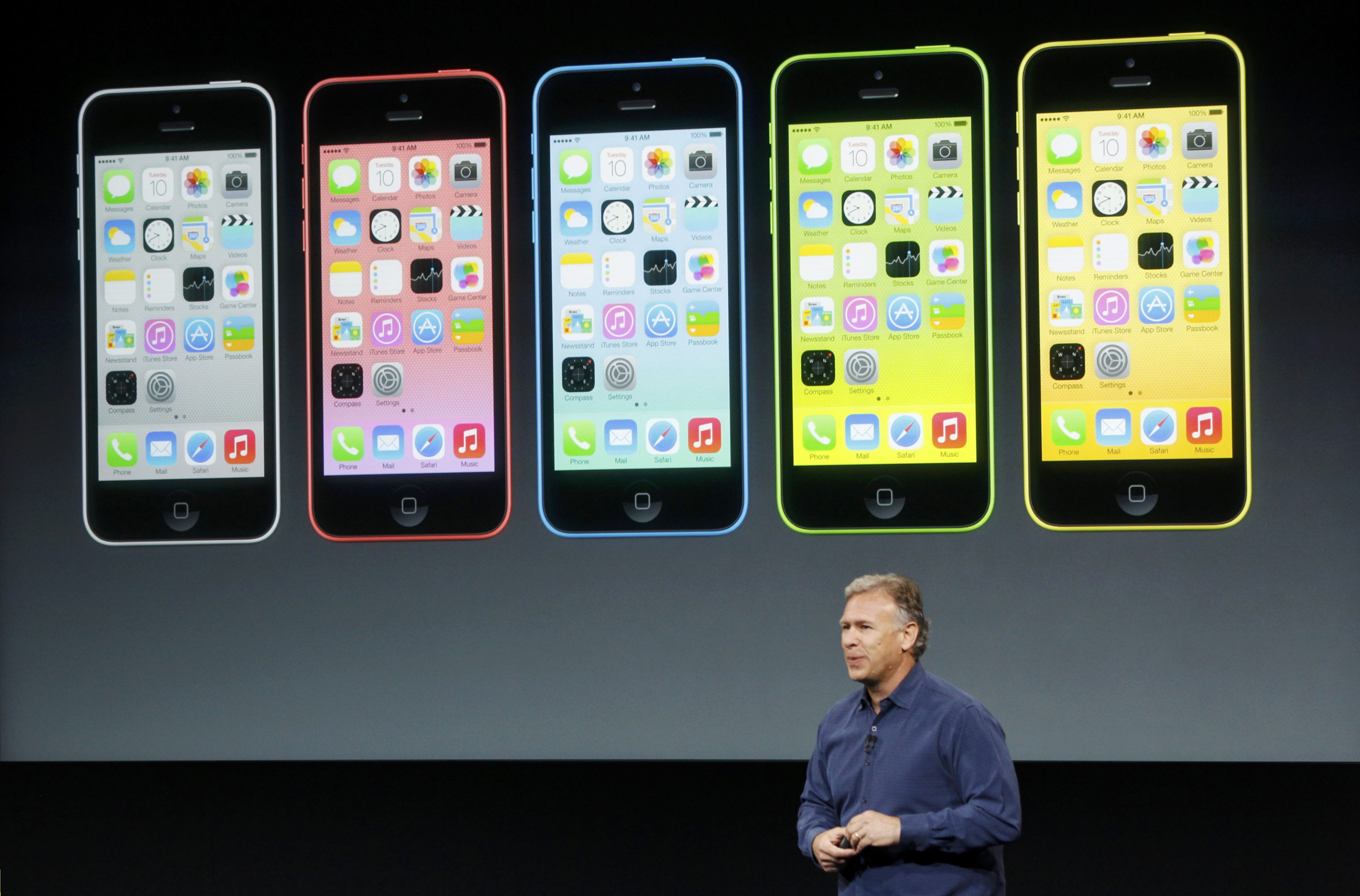 To πολύχρωμο φθηνό iPhone 5C της Apple