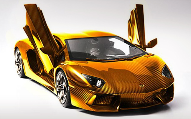 Μια χρυσή Lamborghini 5,5 εκατ. ευρώ
