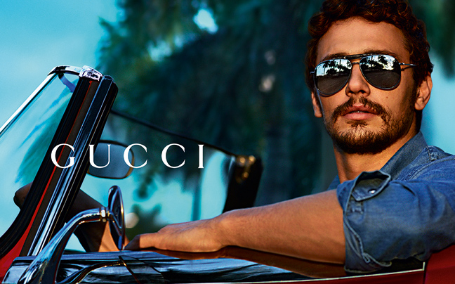 Ο James Franco στη νέα διαφημιστική καμπάνια των γυαλιών Gucci