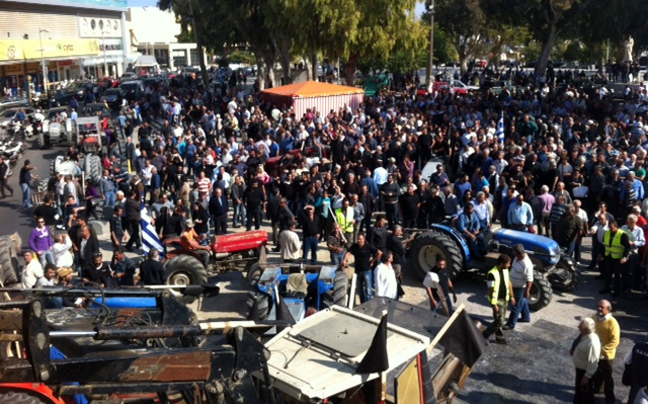 Μεγάλο αγροτικό συλλαλητήριο στην Αθήνα