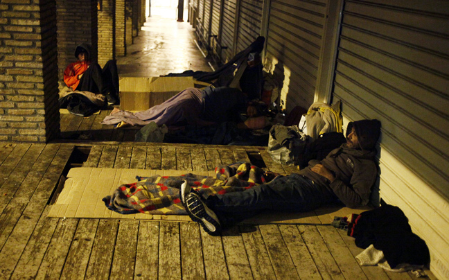 Νυχτερινό καταφύγιο για τους αστέγους της Αθήνας