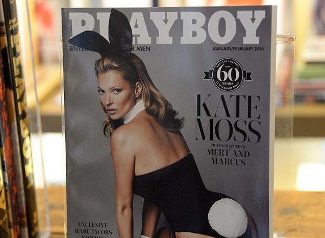 Η Kate Moss έγινε το κουνελάκι του Playboy