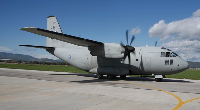 Ασθενής επέστρεψε στην Αθήνα με πολεμικό αεροσκάφος C-27