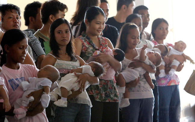 Τα «τυχερά» μωρά των Φιλιππίνων