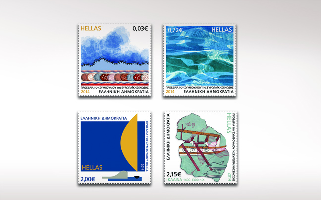 Γραμματόσημα εμπνευσμένα από την Ελληνική Προεδρία
